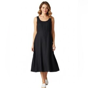 LANDS’ END, 100% Linen Dress. Size 16